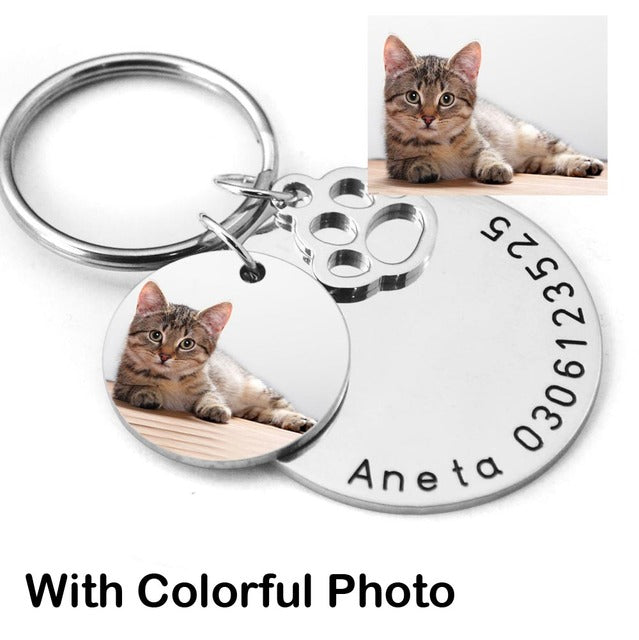 Personalized Pet Photo Keychain